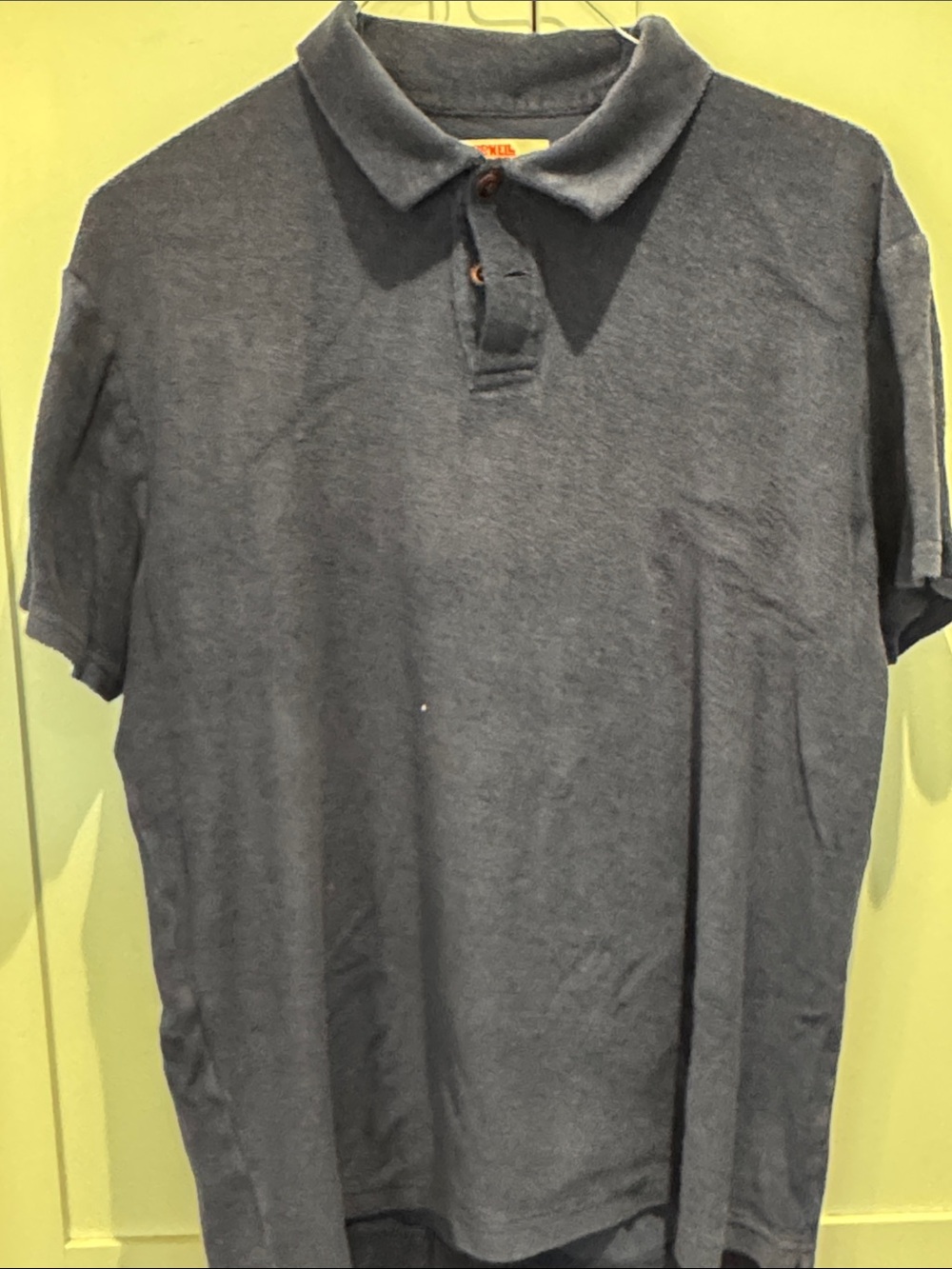 Birdwell Beach Britches Men's Navy Blue Terry Polo Shirt